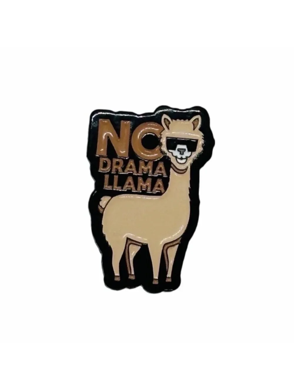 ⭐Funny Llama Enamel Pin Cartoon No Drama Animal Brooch Alpaca Badge Jewerly New